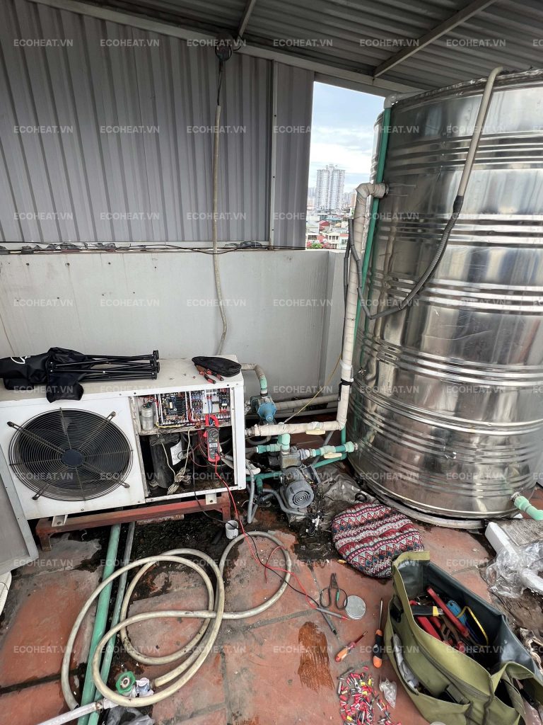 Dự Án Thay Thế Bơm Tuần Hoàn Máy Heat Pump Tại Phố Nguyễn Khang, Cầu Giấy, Hà Nội