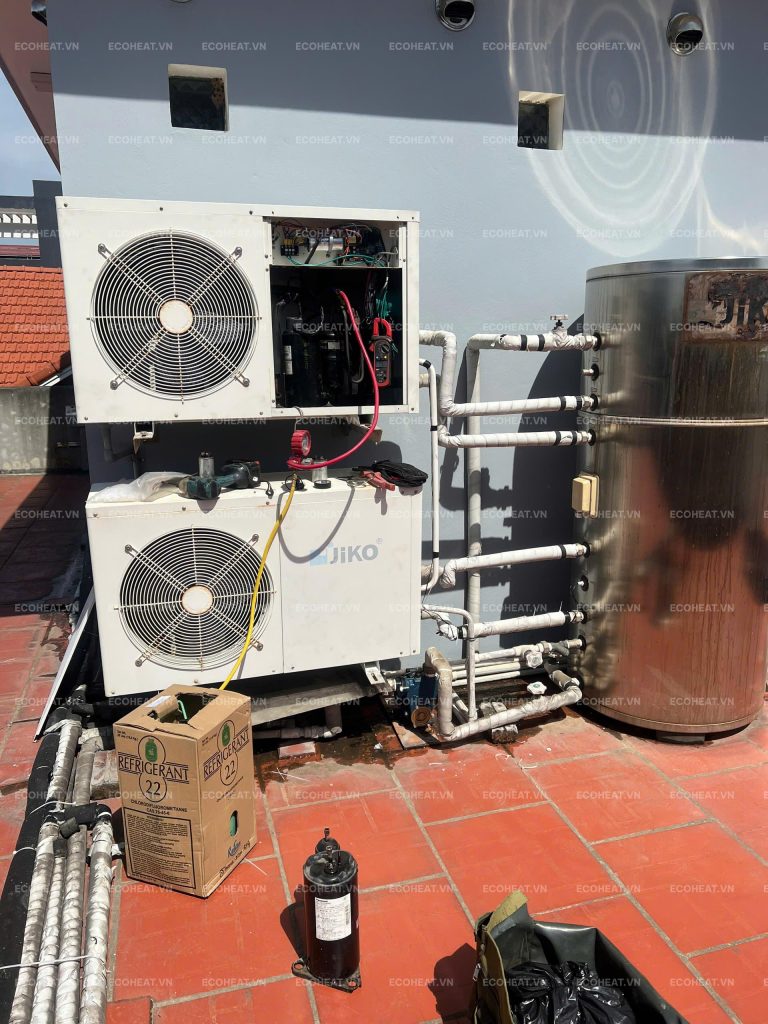 Sửa Chữa Heat Pump Jiko Bị Chết Máy Nén