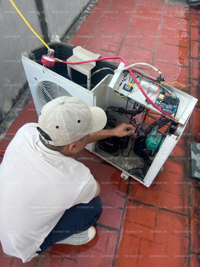 Sửa Chữa Heat Pump Jiko Bị Chết Máy Nén