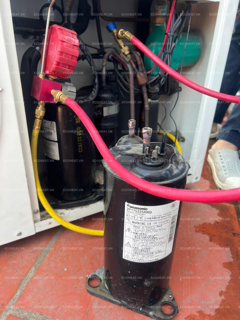 Sửa Chữa Heat Pump Jiko Bị Chết Máy Nén
