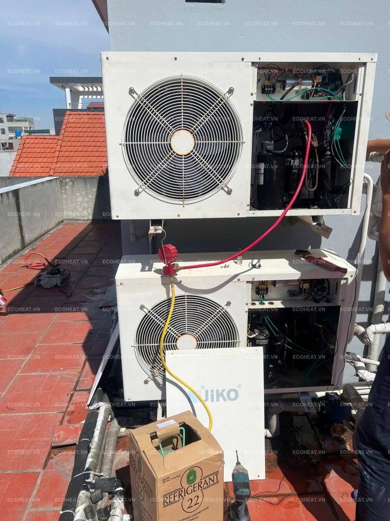 Sửa Chữa Heat Pump Jiko Bị Chết Máy Nén