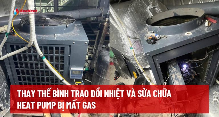Thay Thế Bình Trao Đổi Nhiệt Và Sửa Chữa Heat Pump Bị Mất Gas